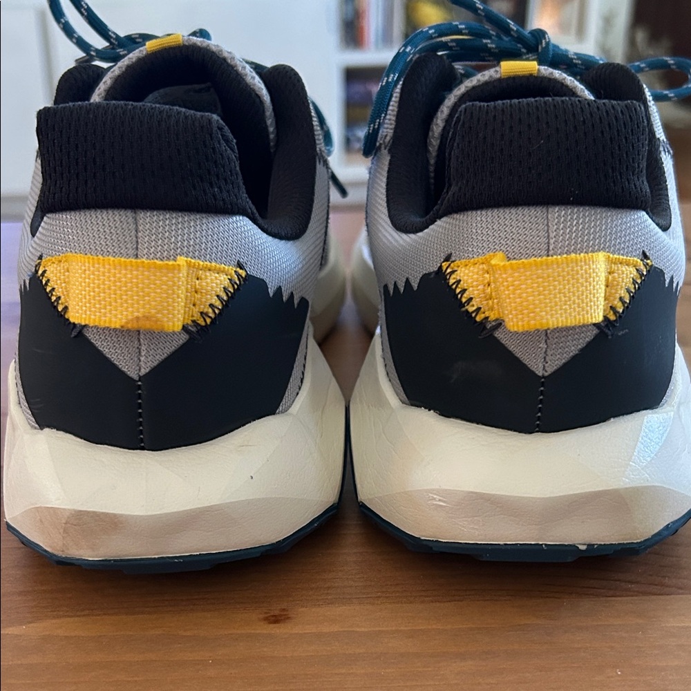 New Balance Gray and Yellow Athletic Shoes - Picture 5 of 12